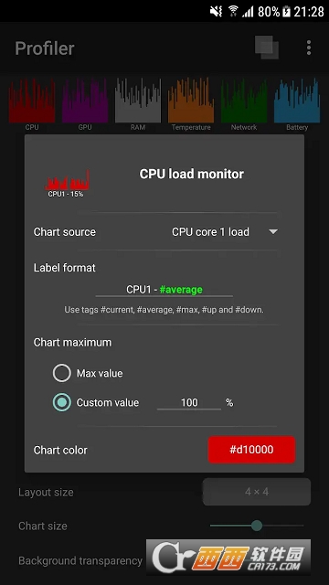 Profiler(浮動(dòng)CPU監(jiān)控)v1.5.5