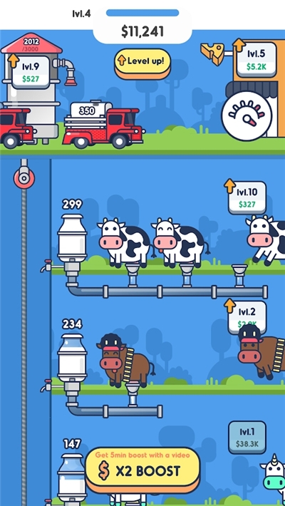 Milk Factory(牛奶工廠流水線游戲)v1.3.7