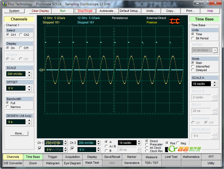 示波器讀數(shù)解釋(PicoScope 9000)2.4.4版