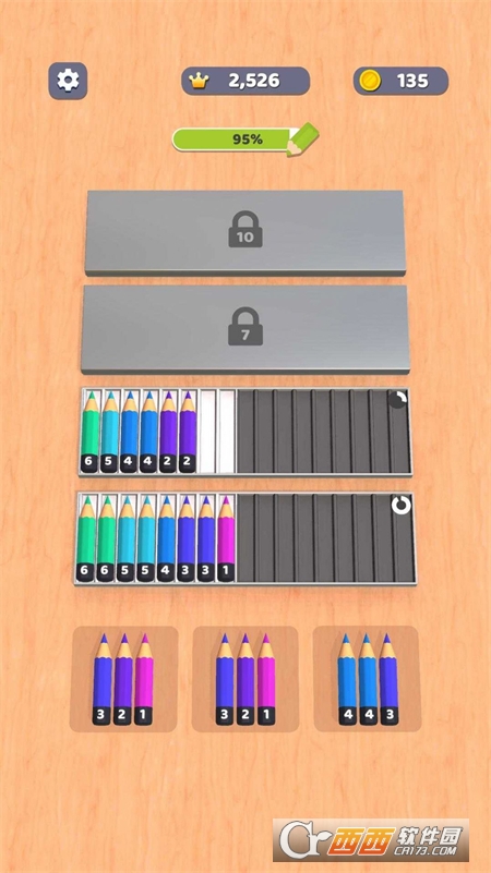 鉛筆排序3D(Pencil Sort 3D)v0.1.0