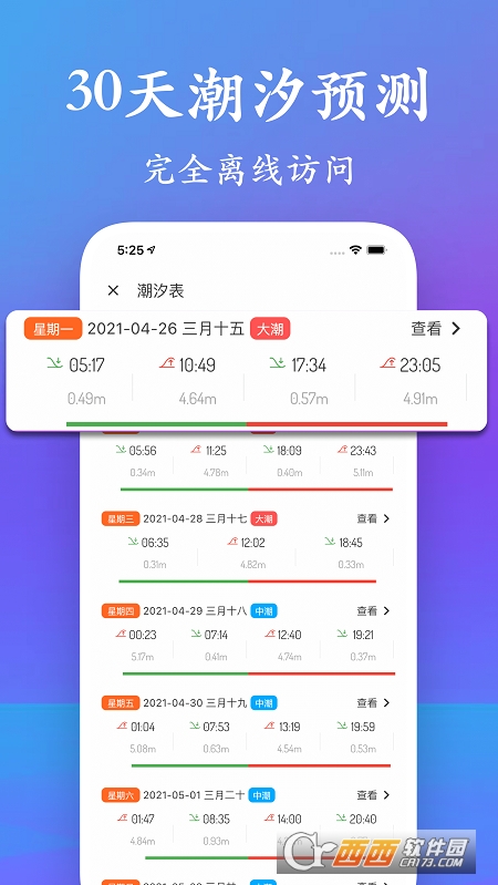 潮汐表查詢最新版v5.0.9