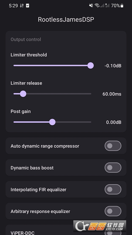 手機全局EQ音頻均衡器RootlessJamesDSPv1.2.2